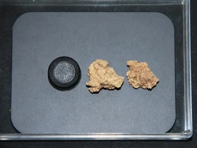 The chunks of cheese were found alongside ancient mummies in China in 2003.