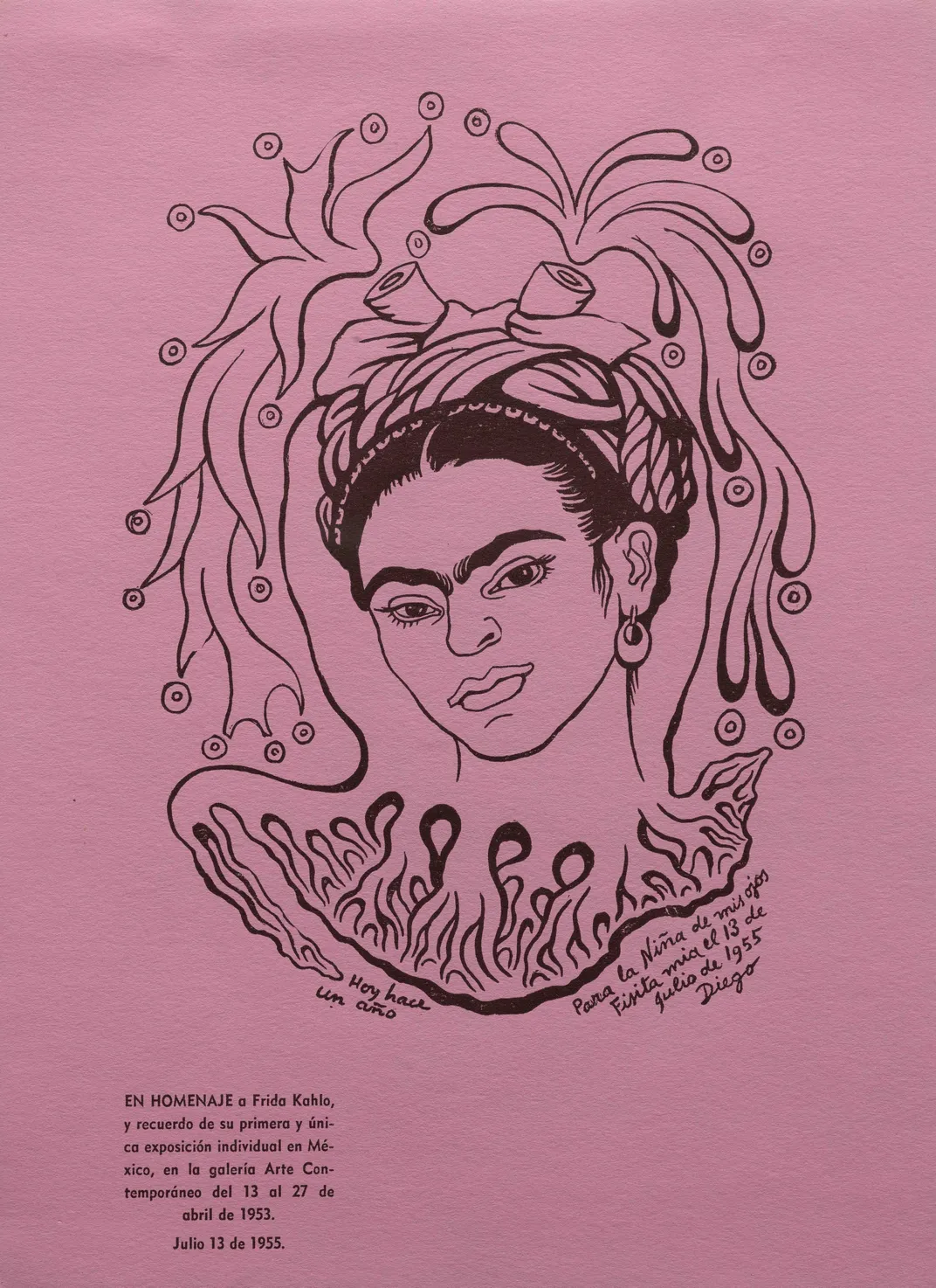 Portrait of Frida Kahlo