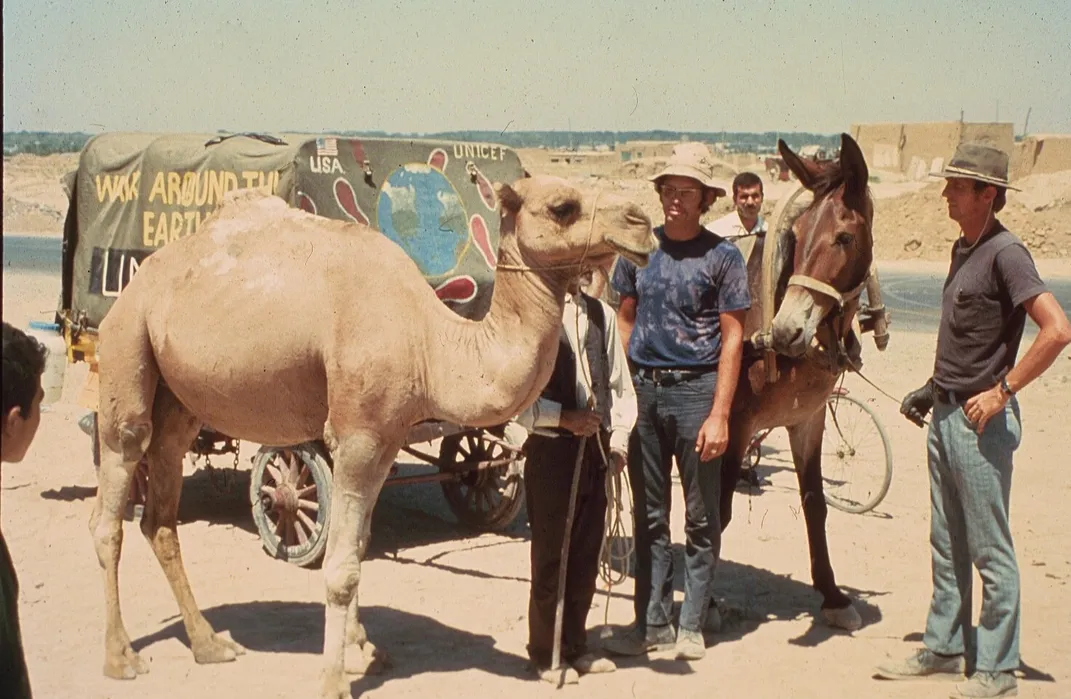 John and David in Iran
