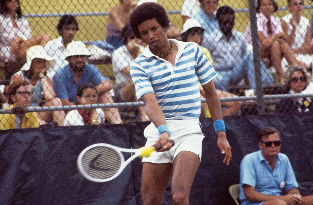Arthur Ashe, July 1975