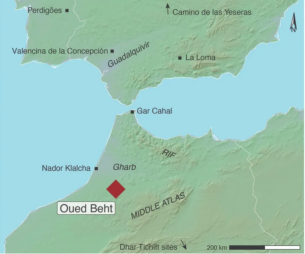 Oued Beht Map