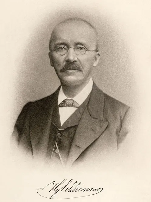 Archaeologist Heinrich Schliemann