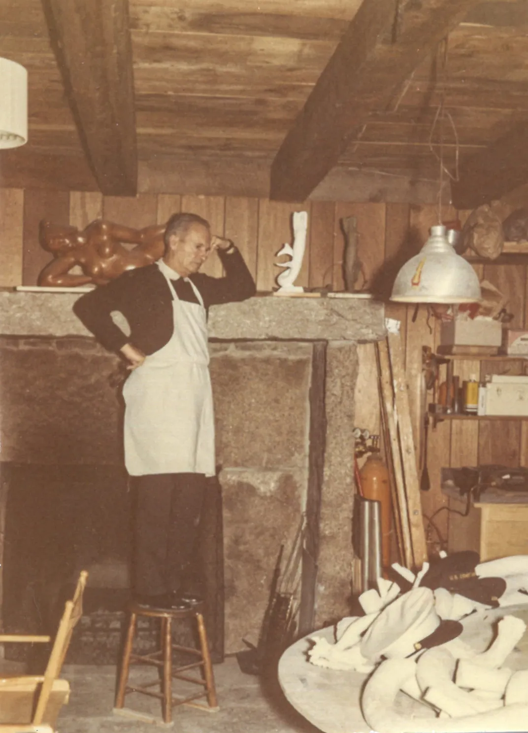 Jean Schlumberger at Louis Féron’s studio