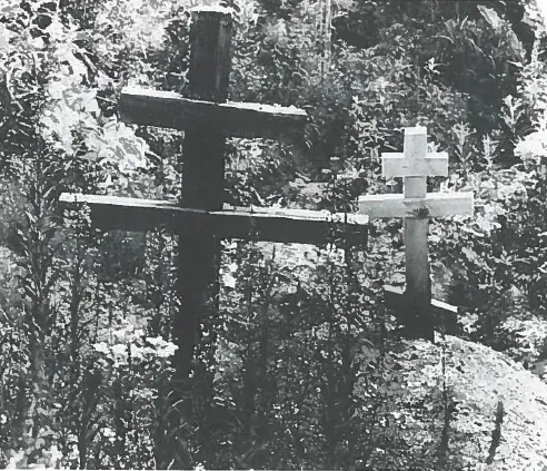 The Lykovs' graves