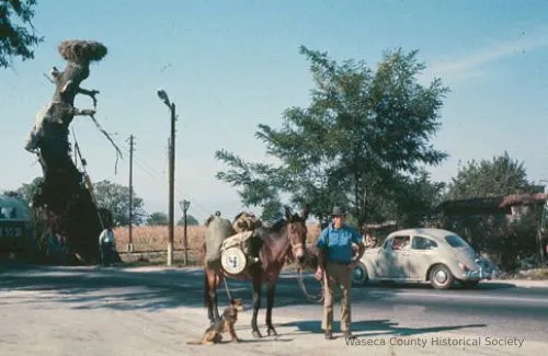 A Yugoslavian farmer gave the Kunst brothers a dog named Drifter (pictured).