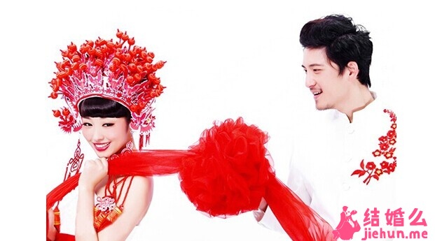 中国式传统婚纱礼服的风采